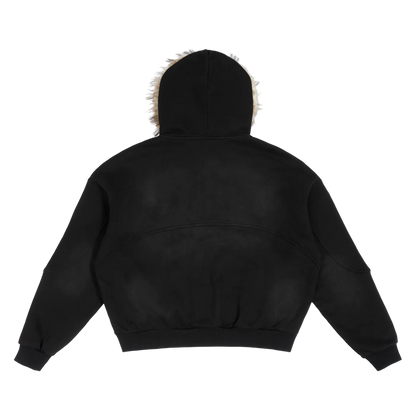 Kwarn x STRMTN "Slept On Dept." Fur Hoodie