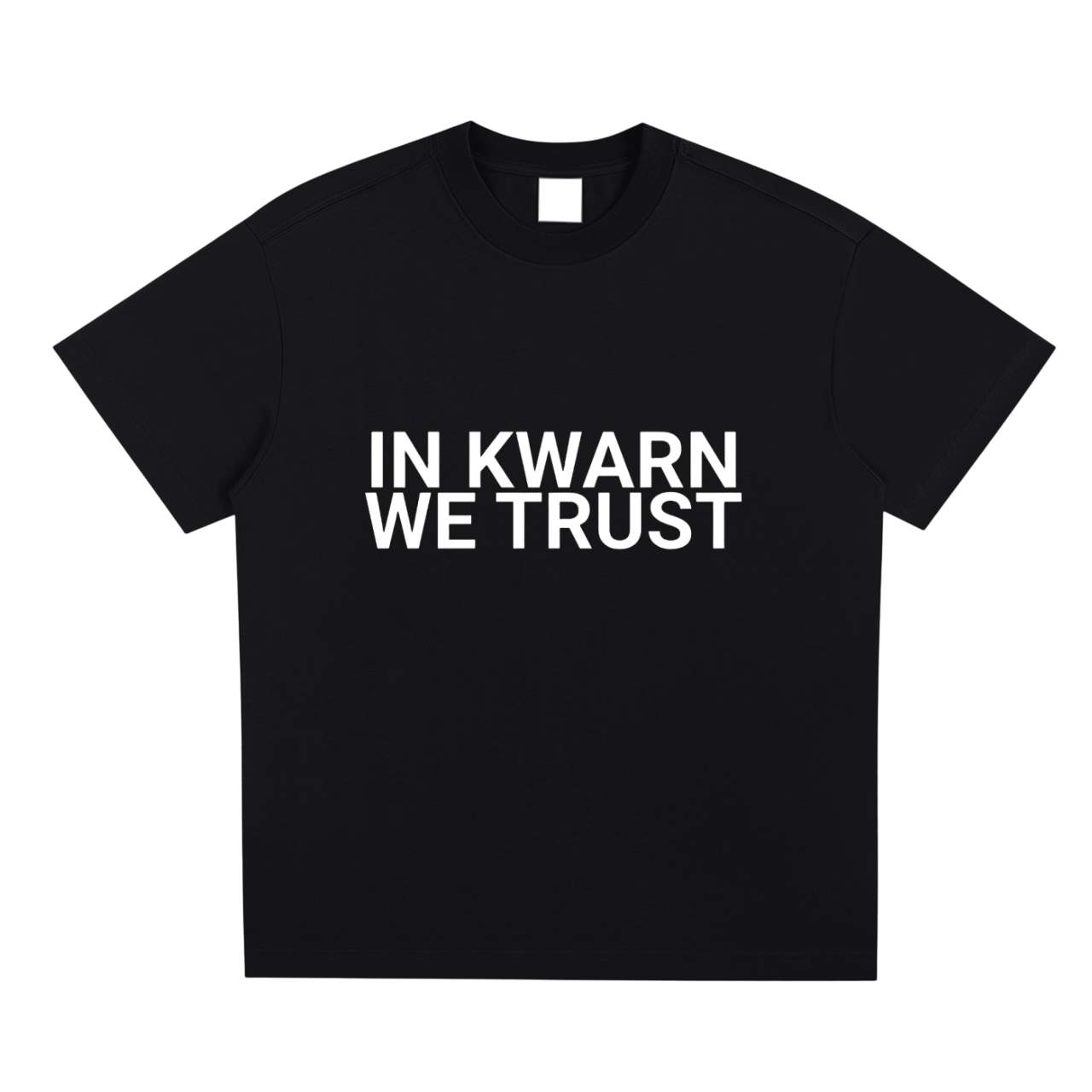 Kwarn x STRMTN "In Kwarn We Trust" T-Shirt - Black
