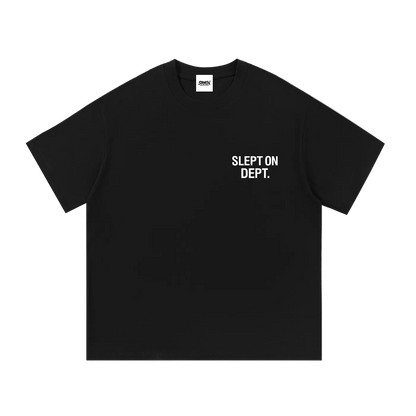 Kwarn x STRMTN "Slept On Dept." T-Shirt - Black